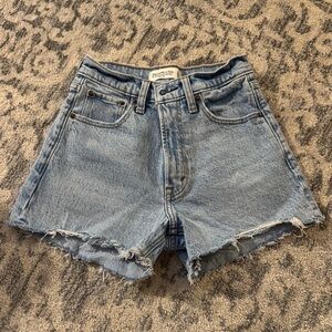 Abercrombie & Fitch Light Blue Jean Shorts